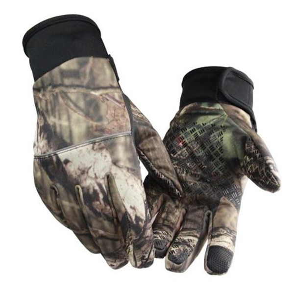 Hot Sale Fishing Gloves Anti-Slip Winter Warmth Touch Screen Hunting Camouflage Outdoor Sport Fishing Equipment Ful-Finger