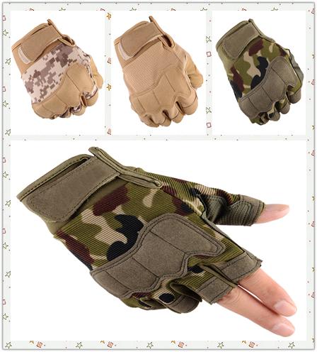Tactical Gloves Outdoor Sports Fitness Weight Lifting Gym Gloves Training Fitness bodybuilding Workout Wrist Wrap Exercise Glove for Men