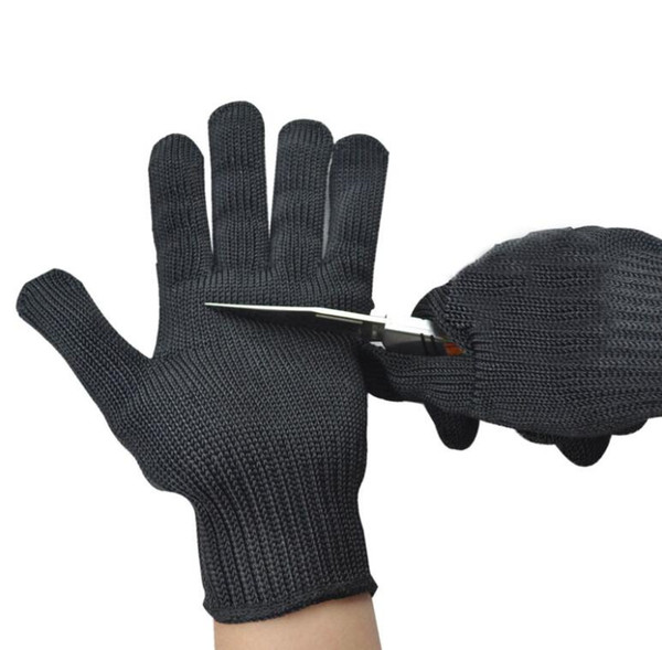 Anti-Cutting Gloves Cut Resistant Gloves Level 5 Protection mitts workers steel wire glove outdoor fishingsafety protective gloves