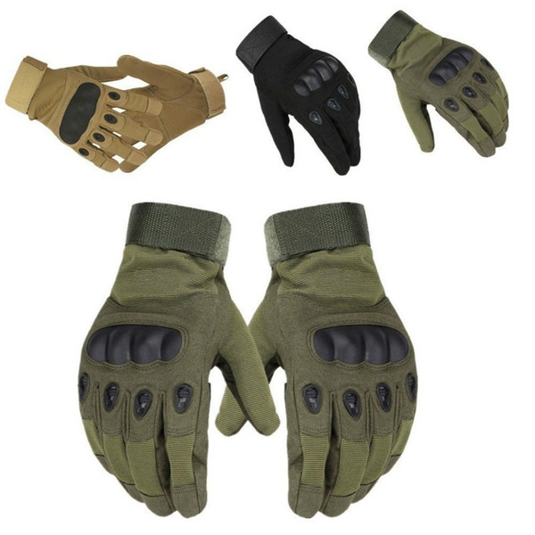 Hot Tactical Gloves Outdoor Sports Army Full Finger Combat Tactical Gloves Slip-resistant Carbon Fiber Tortoise Gloves