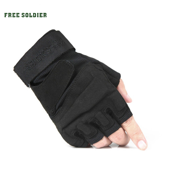 outdoor sport camping hiking riding climbing tactical gloves cycle gloves men's glove half finger gloves classic FREE SOLDIER