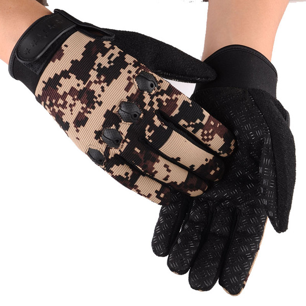 Unisex Tactical Gloves Free Size Full Finger Fashion Cycling Outdoor Sports Gym Gloves Slip Resistant Fitness Gloves