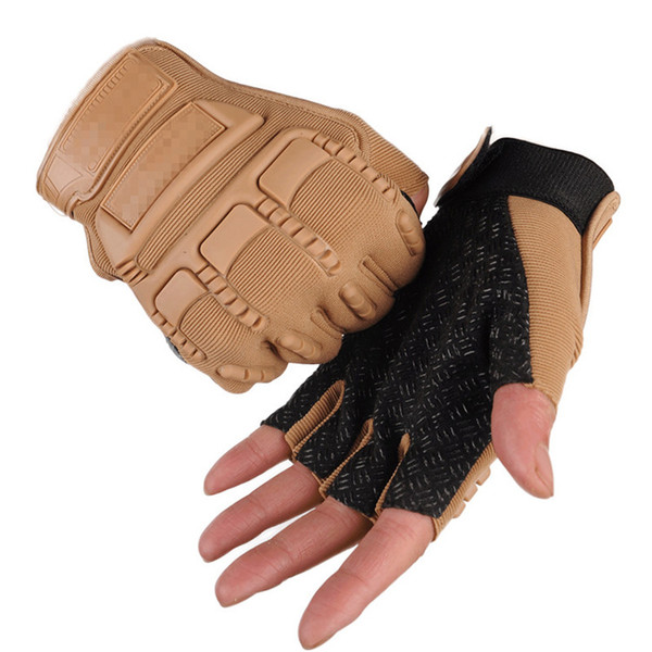 Outdoor Tactical Fingerless Gloves Army Shooting Hiking Hunting Climbing Cycling Riding Airsoft Half Finger Gloves