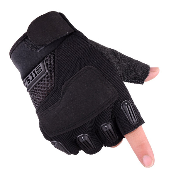 2pcs Outdoor Camping hunting army Tactical Gloves Sports Training Gloves Hiking cycling half Finger Gloves