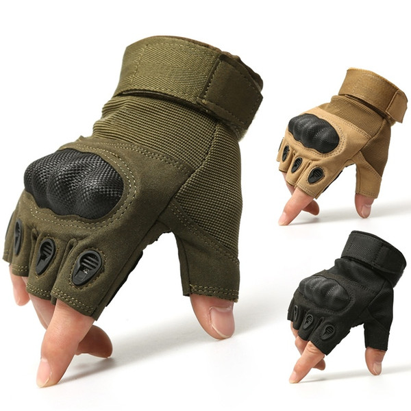 Hot Army Tactical Airsoft Shooting Hunting Combat Gloves Sports Outdoor Bicycle Motocycel Half Finger Cycling Gloves