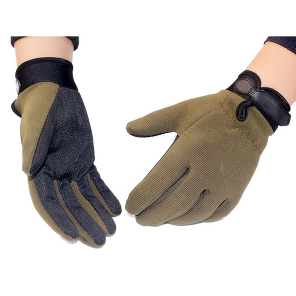 2018 High Quality Tactical Anti-Slip Full Finger Gloves Outdoor Camping Hiking Gloves Men's Riding Hiking Fitness Gloves