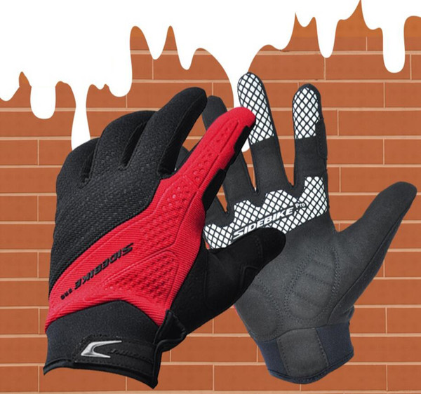 tactical gloves riding gloves, silicone pad, anti-skid breathable bicycle long finger gloves, men and women riding equipment