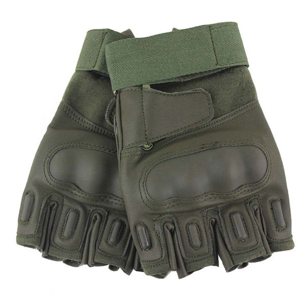 Outdoor Sports Motocycle Cycling Gloves Paintball Airsoft Shooting Hunting Tactical Camouflage Camo Half Finger Tacitcal Gloves SO08-056
