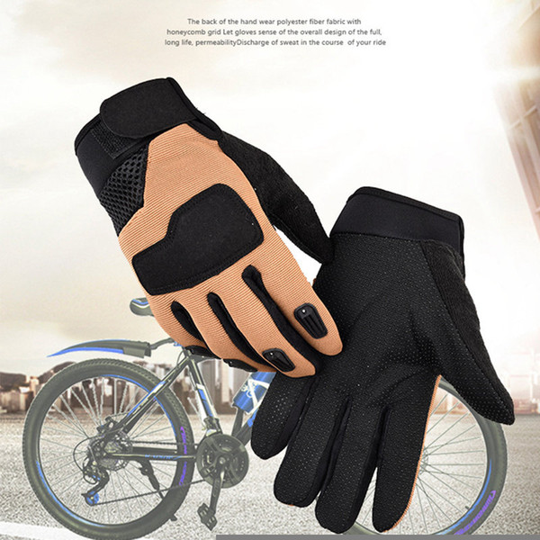 2pcs Outdoor Camping hunting army Tactical Gloves Sports Training Gloves Hiking cycling Full Finger Gloves