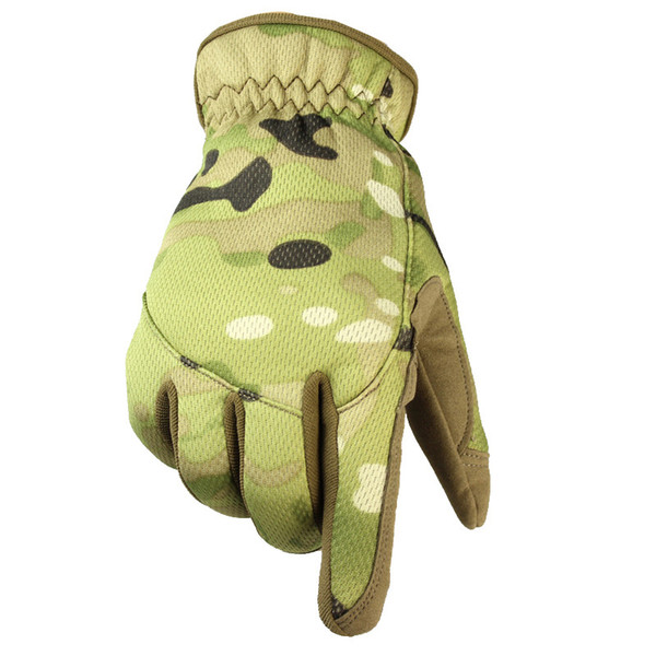 Outdoor Sports Motocycle Cycling Gloves Camo Paintball Airsoft Shooting Hunting Tactical Full Finger Camouflage Tactical Gloves NO08-074