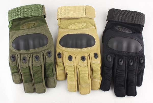 Outdoor Tactical Gloves Sports Gloves Full Finger for Hiking Riding Cycling Men's Gloves Armor Protection Shell