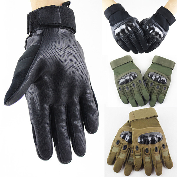 3 Colors Special Forces Outdoor Riding Mountaineering Combat Gloves Personal Protective Gloves Sports Assault Combat Driving M318Z