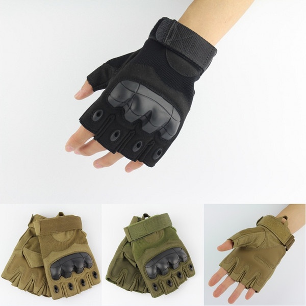 Factory Wholesale Outdoor Special Semi-Finger Tactical Gloves Bicycle Riding Mountaineering Combat Fighting Anti-Slip Male Free DHL M334Z