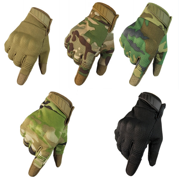 2019 New Heat Dissipation Breathable Tactical Touch Screen Gloves Riding Rock Climbing Sports Fitness Gloves Support FBA Drop Shipping M324Z