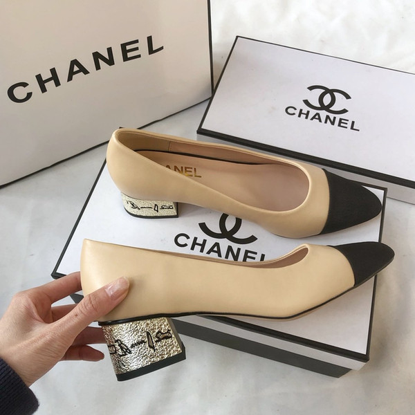 Free shipping new luxury new sexy High Heel shoes black and white pattern large couple models basketball shoes siz34-41 high 4.5cm
