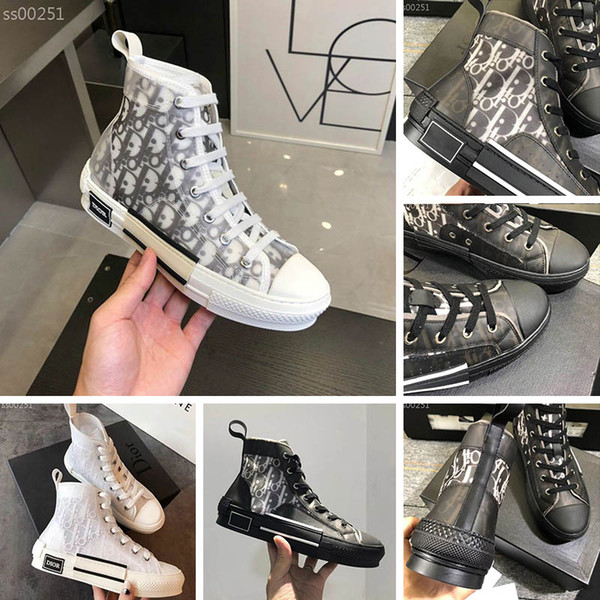 2020 High Quality Shoes High And Low Help Net Red Casual Shoes Fashion Wild Ins Tide Sports Fashion Original Packaging Size 35-44