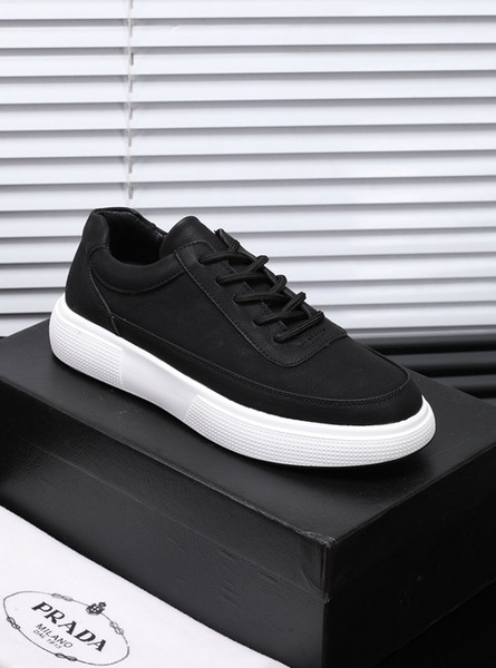 2020 Spring luxury Wild British casual shoes men's sneakers classic pattern, Wild British casual shoes, simple, no pattern null size 38-44