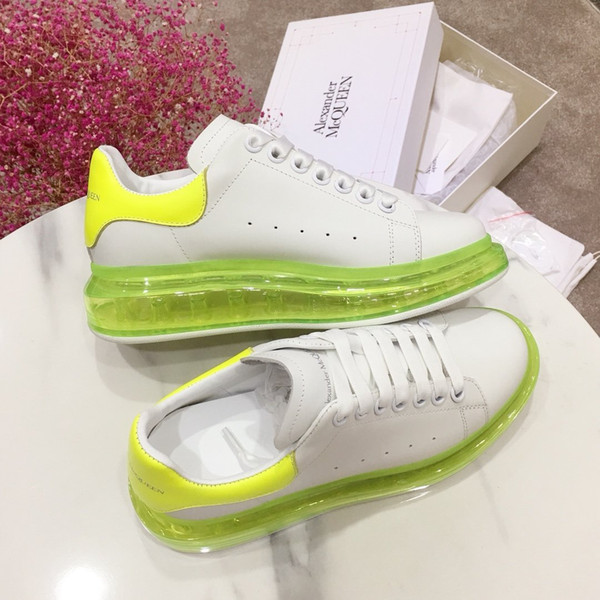 Free shipping platform 2020 latest fashion luxury casual sports shoes wild basketball couple shoes crystal air cushion bottom