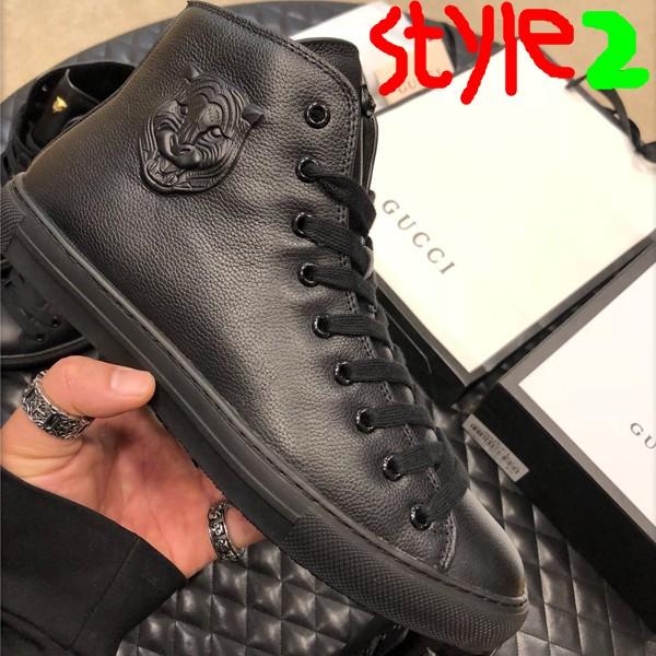 Popular men's casual outdoor sports shoes leather shoes high quality fashion comfortable printed leather fashion outdoor shoes size 38-45