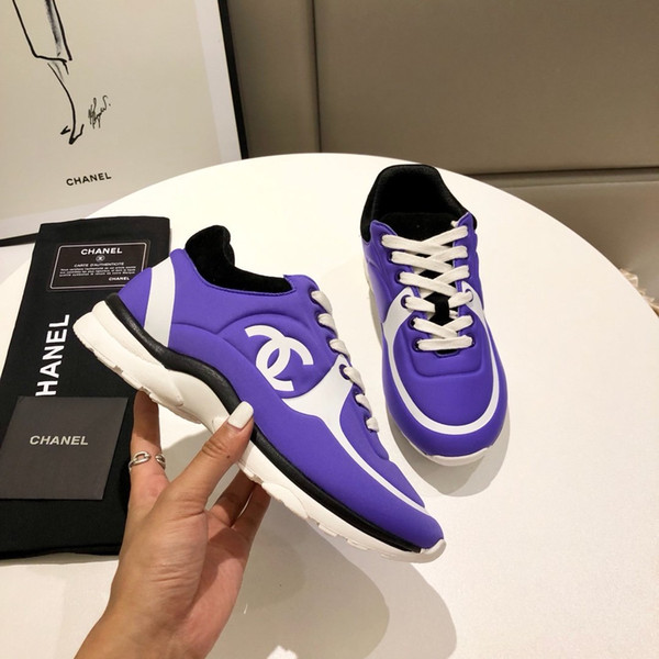 2020 hot sale new fashion wild sports shoes couple casual shoes lace shoe box DHL free shipping spot 07