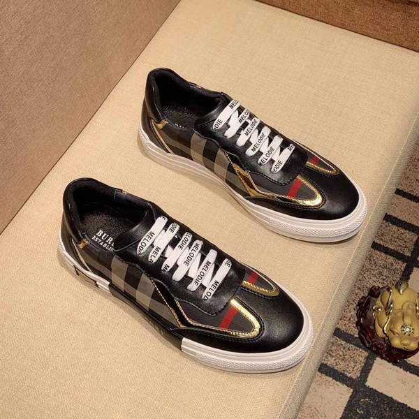 Three pairs of black and white sneakers for 2020 design flats, skates, casual shoes, flat casual shoes, triple luxury customization