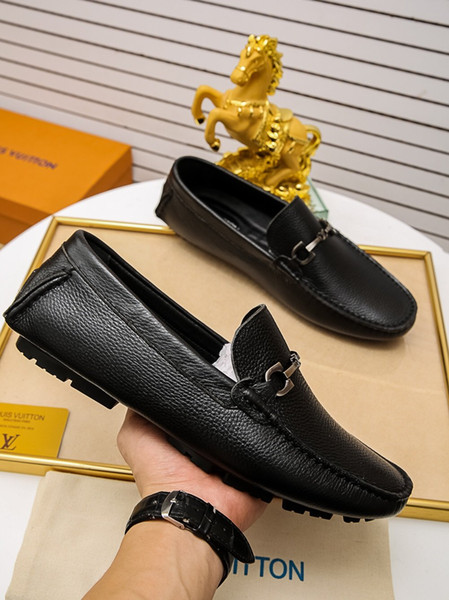 Herenschoenen elegant shoes men's oxford shoes genuine leather suede plus size derby ball formal wedding shoes QWERT