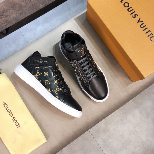 New high-quality model casual shoes reflect casual shoes leather increase walking training shoes ASDF