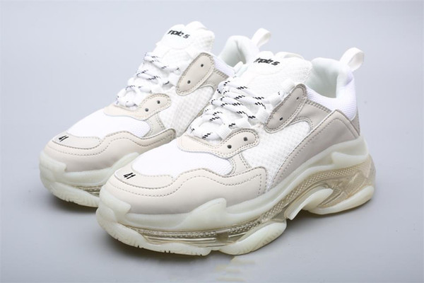2019 New Luxury
balenciaga
Paris Triple SDesigners Dad Sneakers Crystal Bottom Shoes for Men Women Retro Casual Sport Shoes