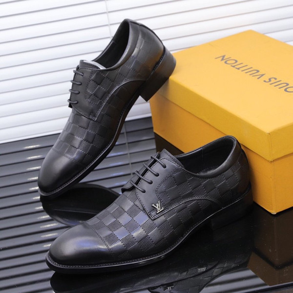 18mm Italian shoes men's elegant formal shoes men's classic frenzy dress shoes leather luxury chaussure homme ZXC
