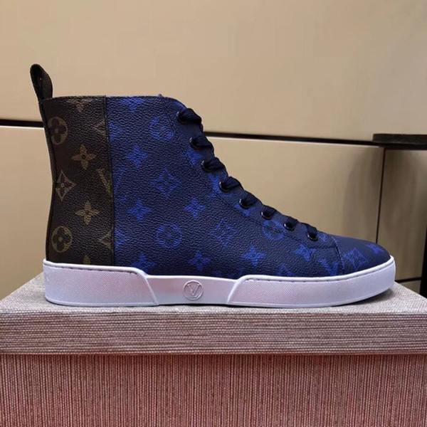 High-quality fashionable casual shoes and luxurious classic comfortable driving shoes leather non-slip flat high-top travel shoes