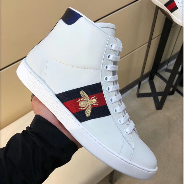Super luxury casual shoes and popular classic comfortable driving shoes real leather non-slip flat men's high-top shoes