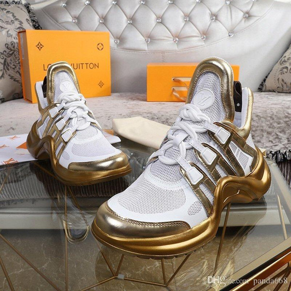 2020 fashion design luxury Daddy shoes Wild Couple models V-shaped sole Local tycoon sneakers Big V bottom Love in the Ocean size 35-44