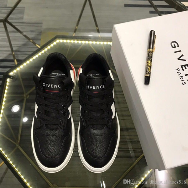 Stylish luxury beautiful men's casual shoes and breathable comfortable running shoes leather flat sneakers high quality