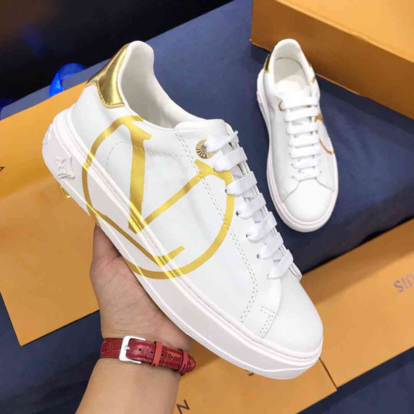 Stylish women's casual shoes and luxury popular classic comfortable driving shoes leather non-slip flat tennis shoes