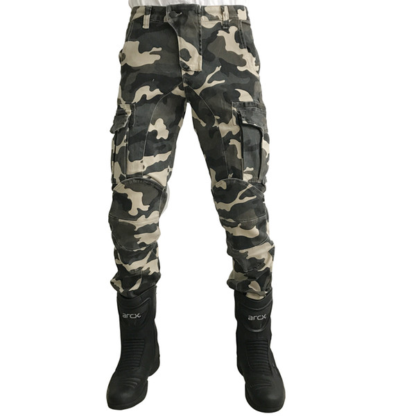 K Camouflage pants jeans motorcycle jeans riding on the road Fall four-piece protection distribution Drop Resistancejacket