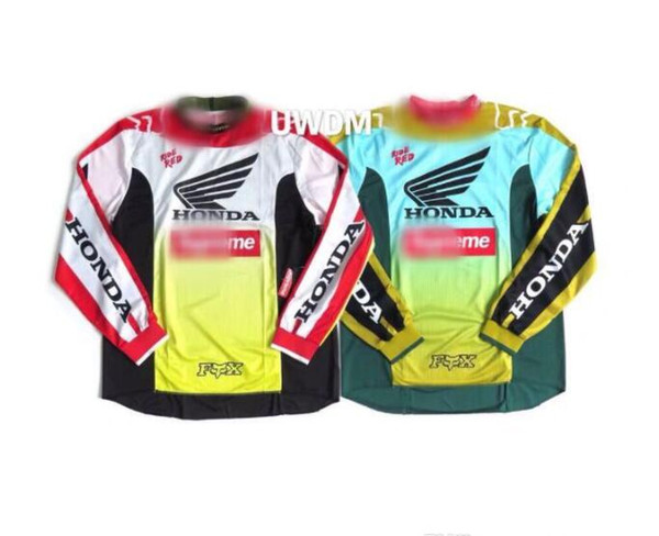 New sup downhill service FOX mountain bike bicycle riding suit long sleeve shirt HONDA summer off-road motorcycle clothing T-shirt