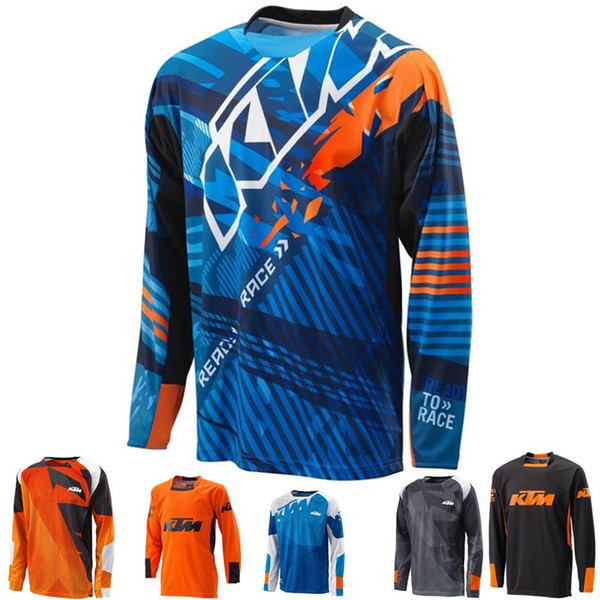 Brand-KTM MOTO GP Sports Bicycle Cycling Bike Downhill Jerseys 2017 New Arrival for Motorcycle Riding Team Riding MTB Jersey Quick Dry