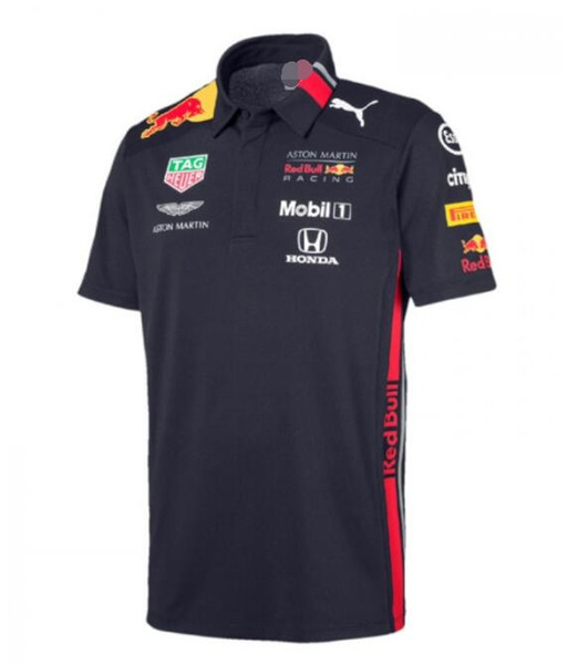 F1 Formula 1 Polo shirt team uniform RB racing suit short sleeve lapel T-shirt