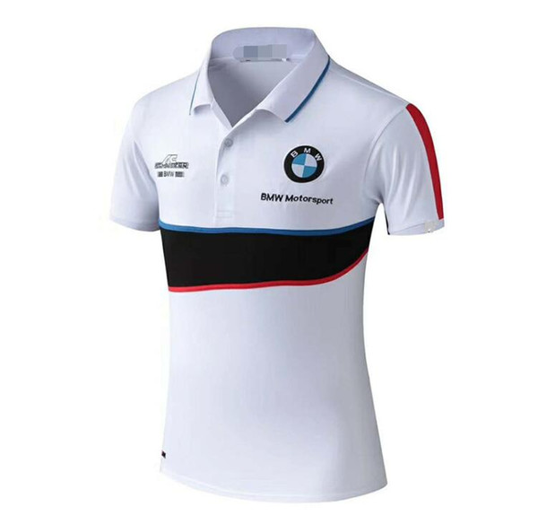 2020 summer BMW new POLO shirt round neck short-sleeved T-shirt motorcycle riding suit racing suit casual top