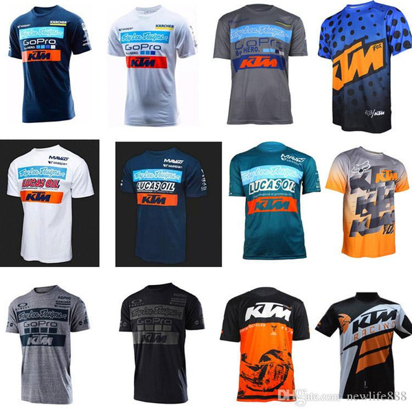 Mens Designer T Shirts Moto GP jerseys T shirts OFF ROAD motorcycle Bicycle Cycling Jerseys Breathable Sweatshirt MTB Downhill jersey