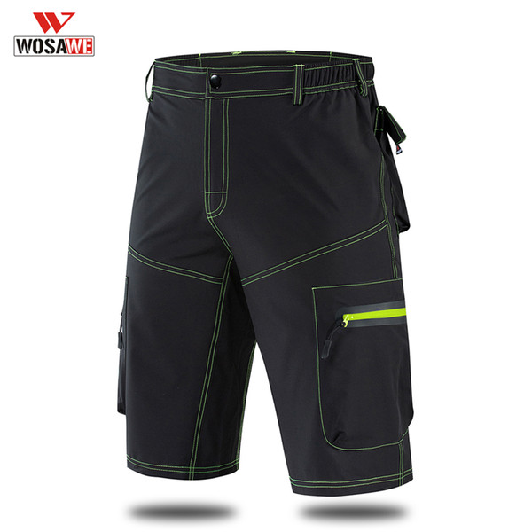 WOSAWE Men's Cycling Shorts Running Shorts Summer Breathable Loose Outdoor Training Marathon Bicycle Bicicleta Ciclismo