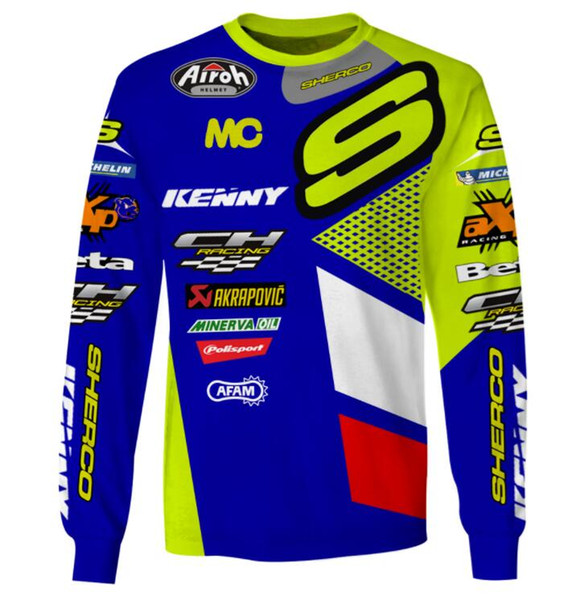 Summer new kenny downhill sherco cycling suit shirt mountain bike off-road motorcycle custom T-shirt