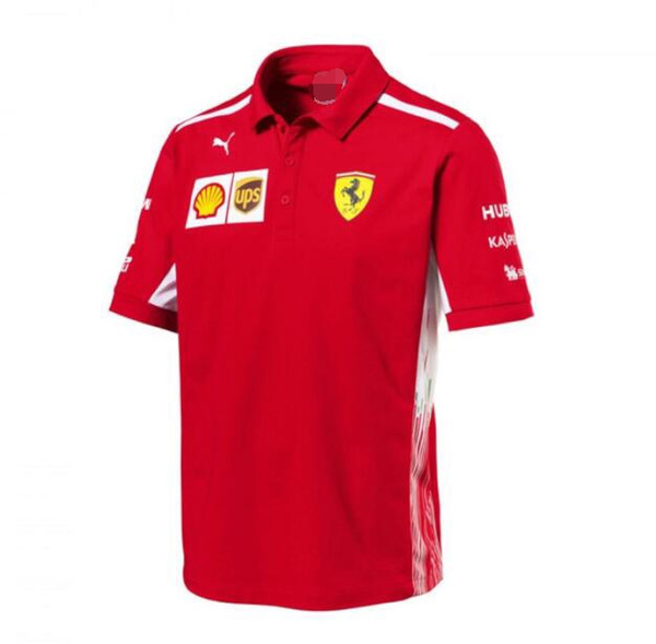 F1 Polo shirt Puma team uniform 2019 Ferrari racing suit T short sleeve lapel