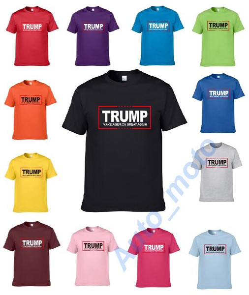 16 colour make liberals car again men Donald Trump printed T Shirt S-3XL Homme O-Neck Short Sleeve Shirts Pro Trump 2020 T-Shirt Trump Gifts