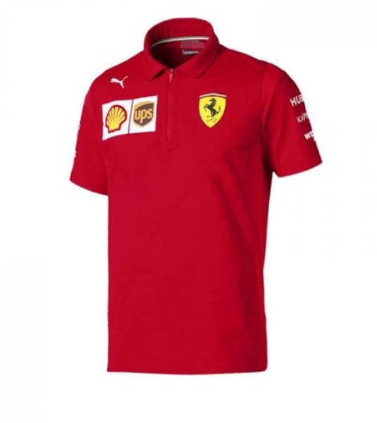 F1 Formula One Short Sleeve T-Shirt Team Suit Ferrari Racing Suit POLO Shirt