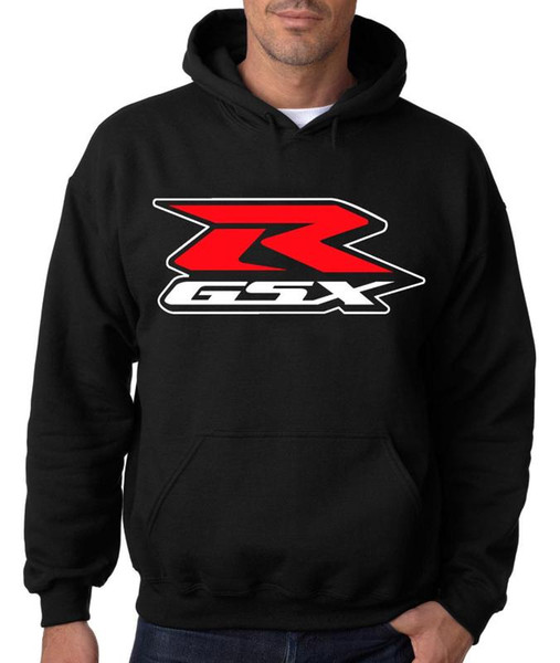 2022For GSX-R BLACK HOODIE GSXR Hooded Sweatshirt Sport Bike GSX Moto Motorcycle Y