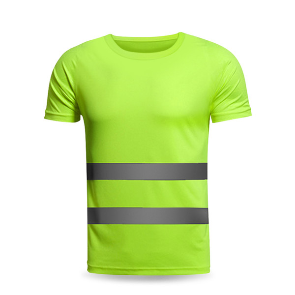 reflective speed dry t-shirt construction safety clothes short-sleeved riding vest traffic high-speed reflective vest