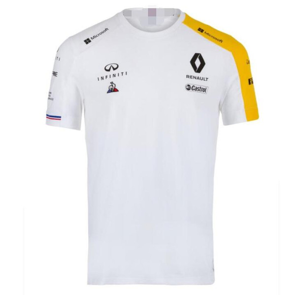 F1 2019 season racing suit round neck quick-drying short-sleeved t-shirt Hockenberg Ricardo Renault team Schumacher racing top