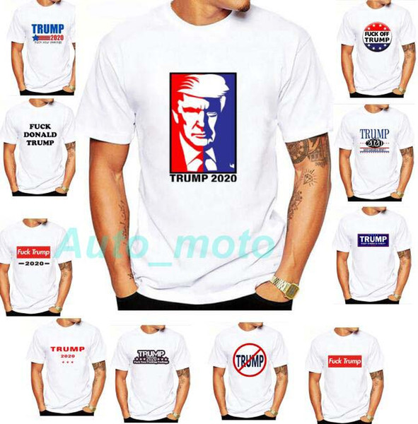 HOT 11style white men Donald Trump printed T Shirt S-3XL Homme O-Neck Short Sleeve Shirts Pro Trump 2020 T-Shirt Trump Gifts president USA