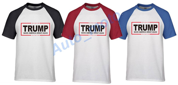 3 colour Men Donald Trump T Shirt Homme O-Neck Short Sleeve Shirts Pro Trump 2020 T-Shirt Trump Gifts cotton short sleeve printed T-shirt